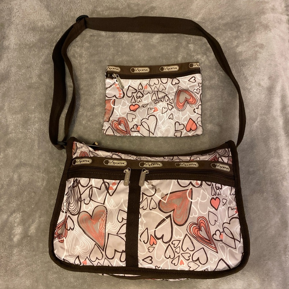 Lesportsac Deluxe Everyday Bag w/ Accessory Bag